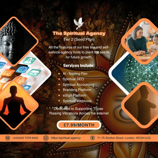 Spiritual agency services and pricing details.